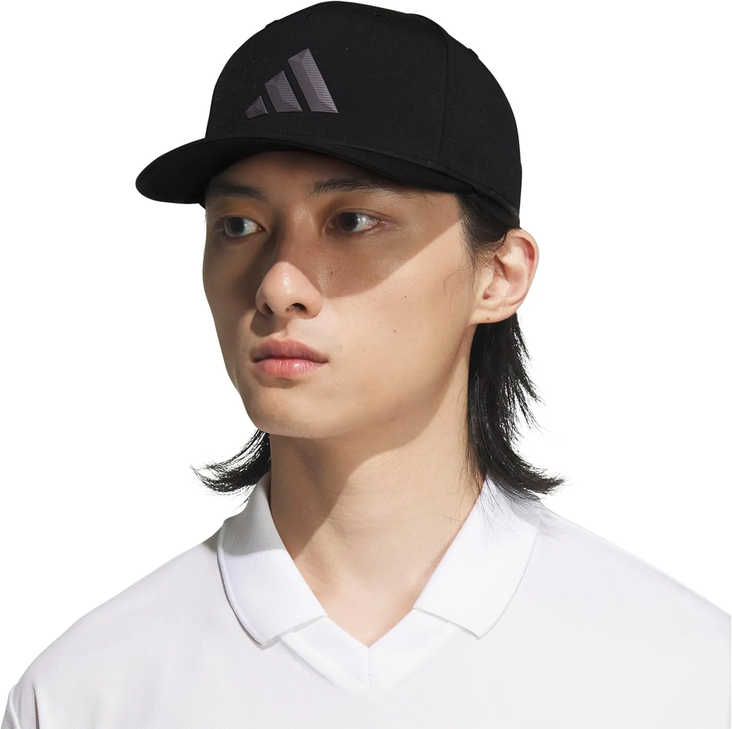 adidas Men's Three Bar Structured Snapback Adjustable Fit Hat 2.0