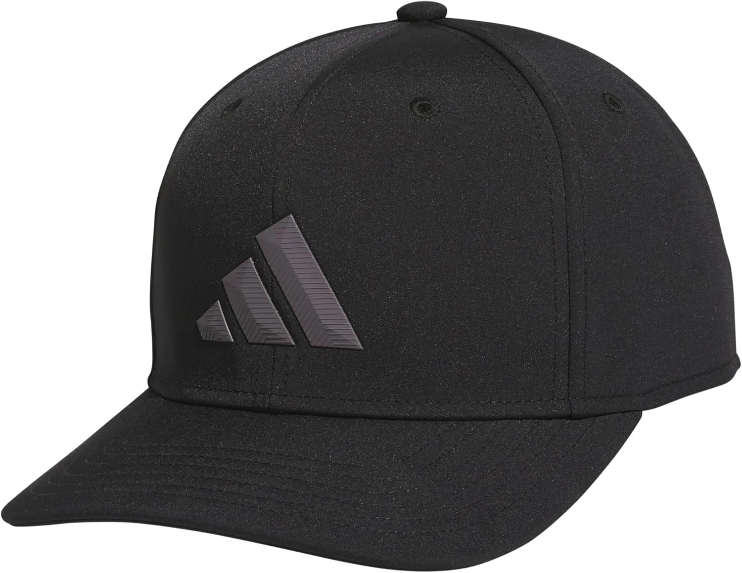 adidas Men's Three Bar Structured Snapback Adjustable Fit Hat 2.0