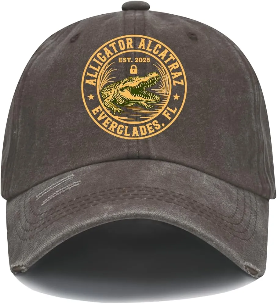 Alligator Alcatraz Hat Alligator Alcatraz Cap