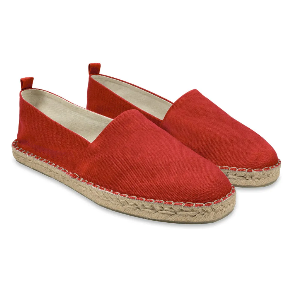 Alpargata Espadrille Masculina Yolanda Vermelha