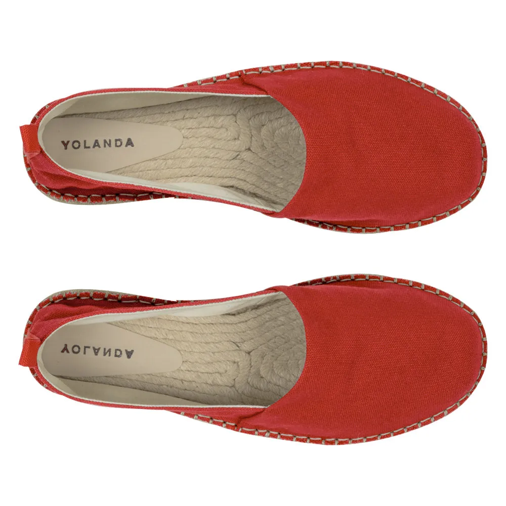 Alpargata Espadrille Masculina Yolanda Vermelha