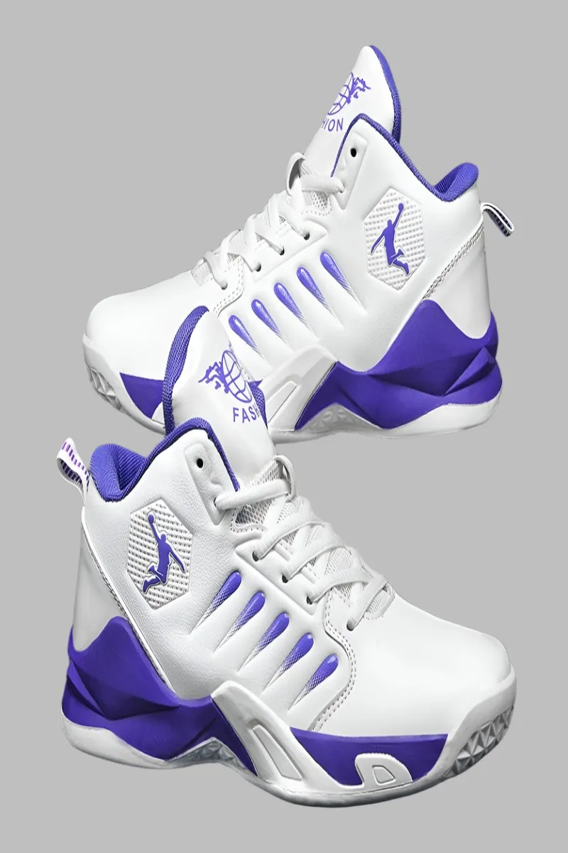 Basketball shoes for men with friction, sound, anti slip, wear-resistant, high top sports shoes for students, venom, and practic