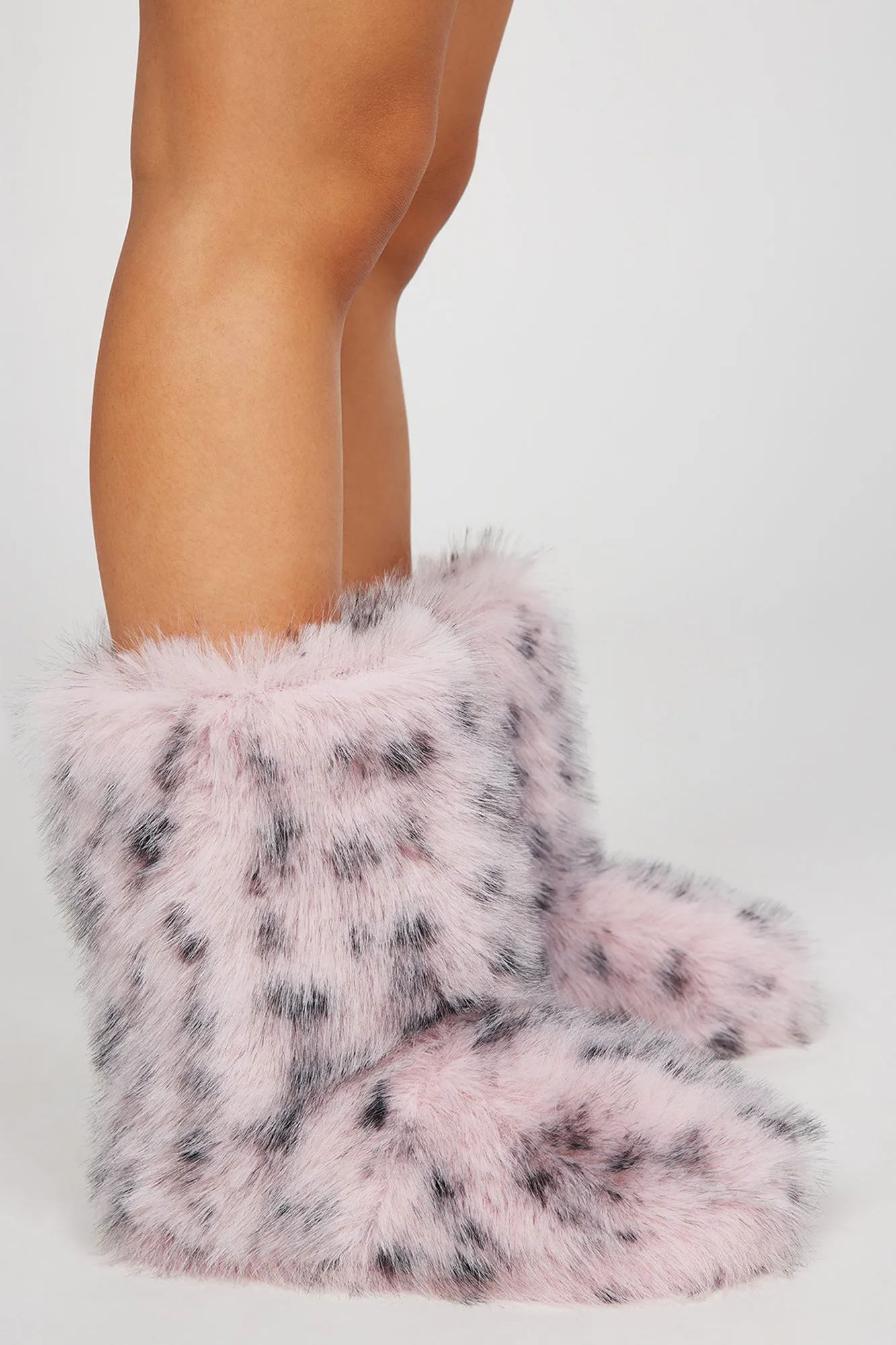 Belongs To Me Flat Boots - Pink