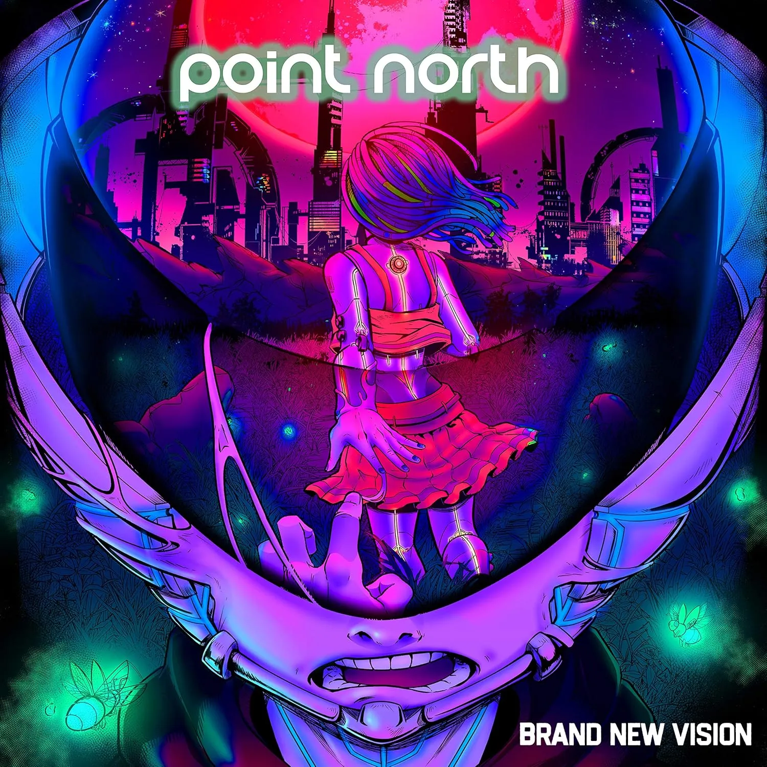 Brand New Vision Purple & Pink Swirl