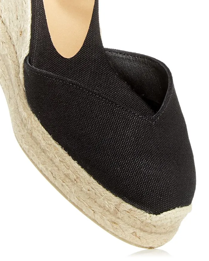 Castañer Women's Chiara Wedge Tie Ankle Espadrille Sandals