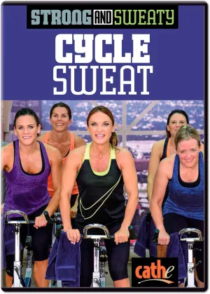 Cathe Friedrich Strong and Sweaty Cycle Sweat Indoor Cycling DVD - Great For Cardio and Lower Body Strength