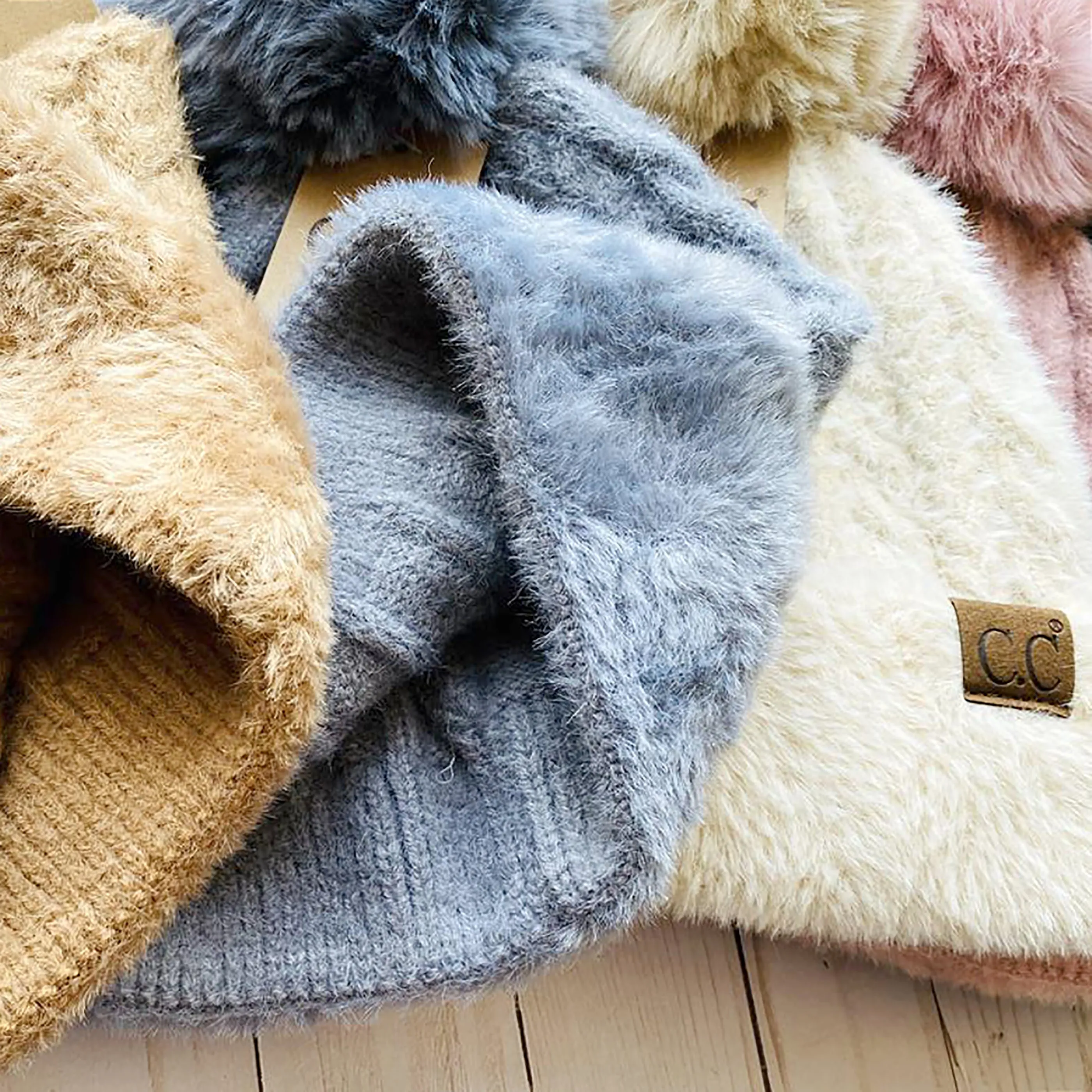 CC Faux Fur Cuff Beanie