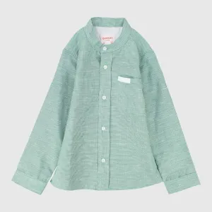 Checkered Long-Sleeved Shirt