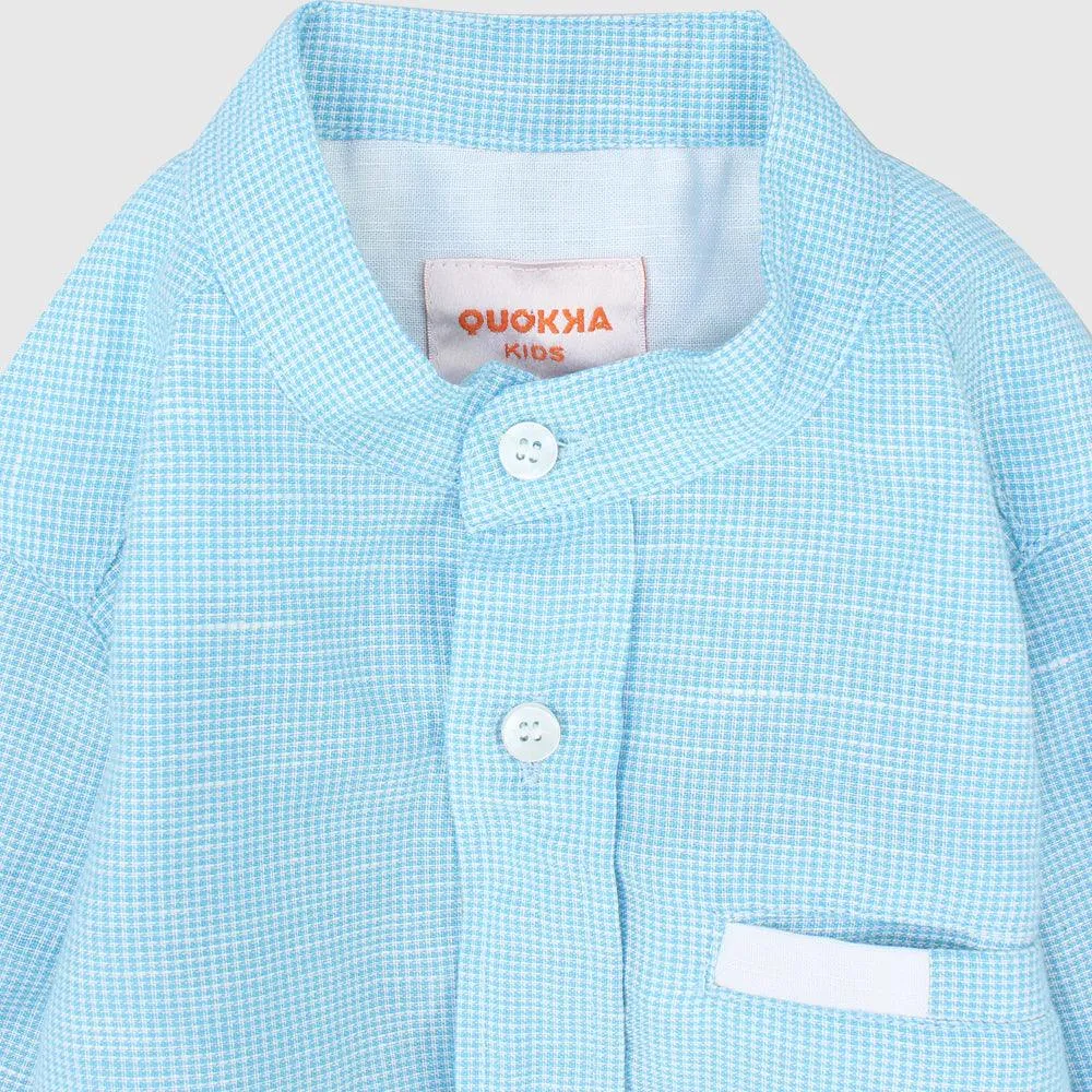 Checkered Long-Sleeved Shirt