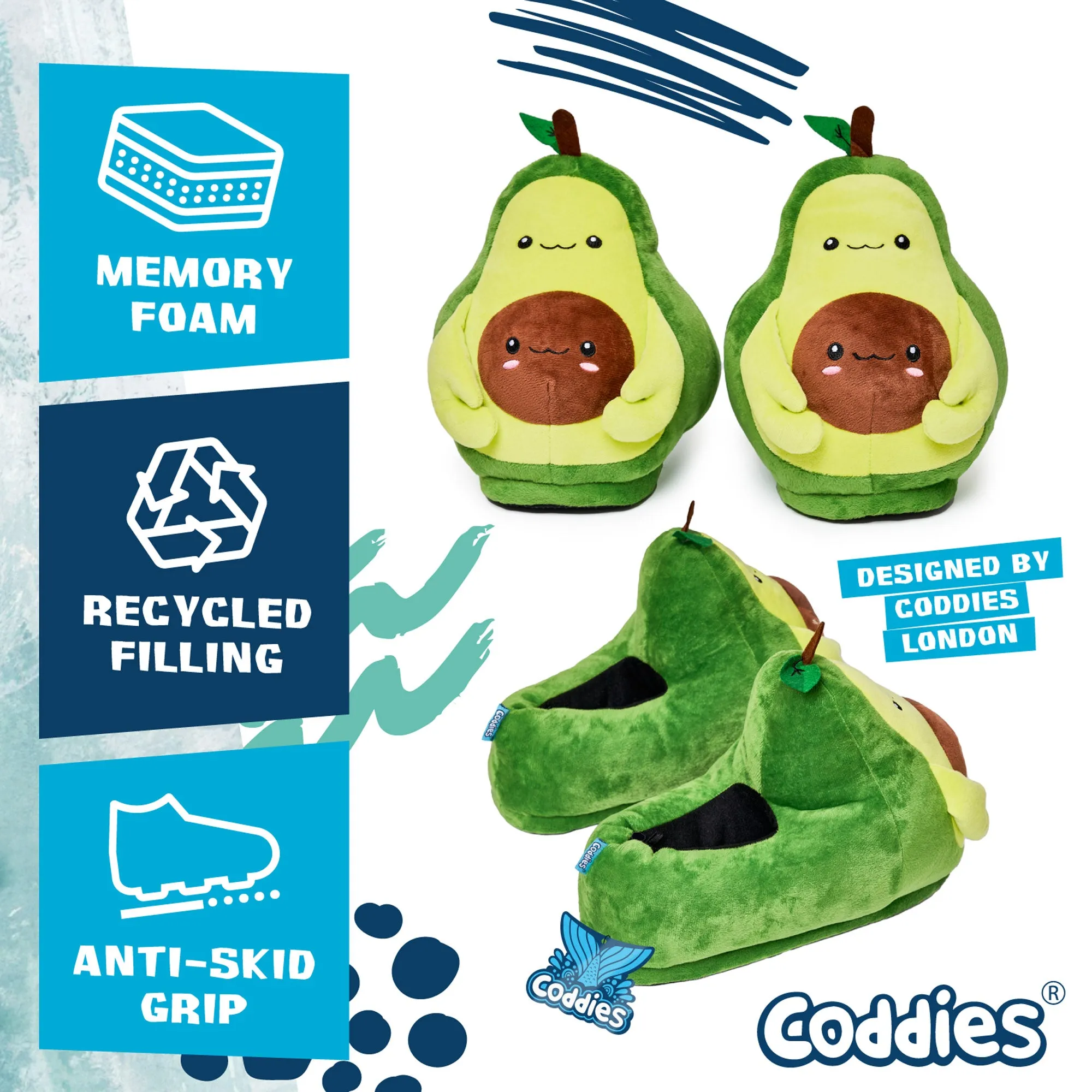 Coddies® Avocado Slippers