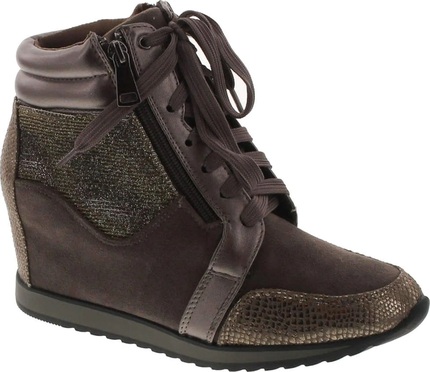 Forever Link Women's Shea-42 Fashion Wedge Sneakers