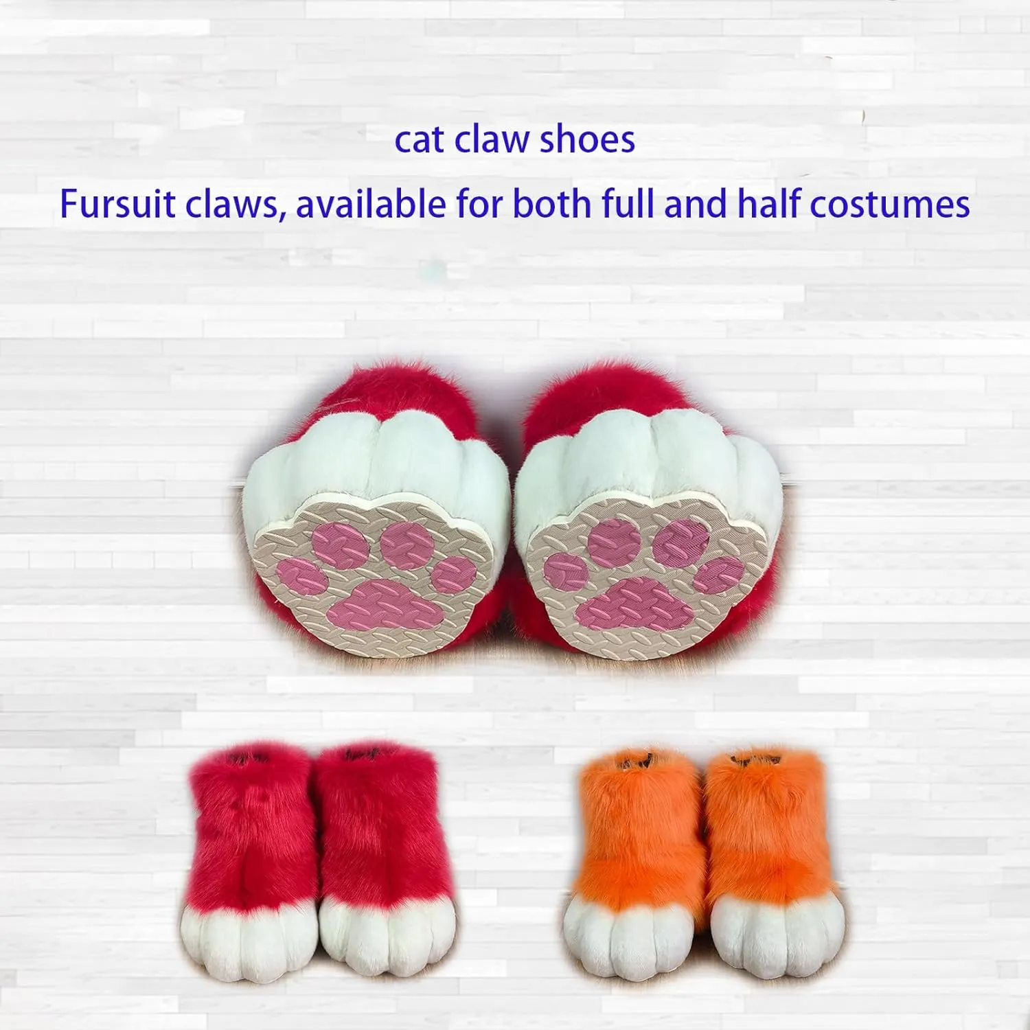 Furry Animal Paw Animal Cat Wolf Dog Fox Fur Costume Shoes Fursuit Accessories