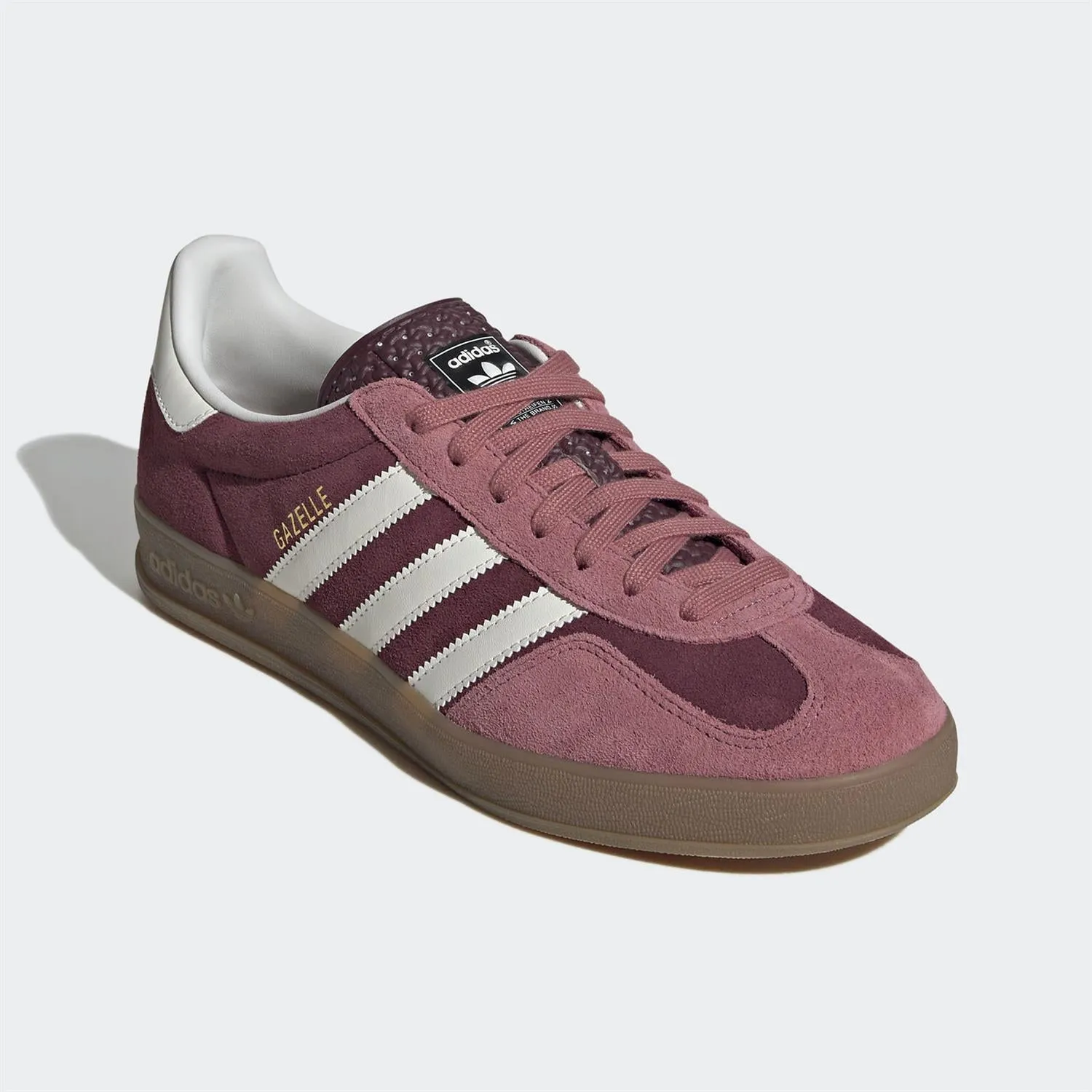 Gazelle Indoor Women's - Maroon/ftwr white/Preloved Crimson