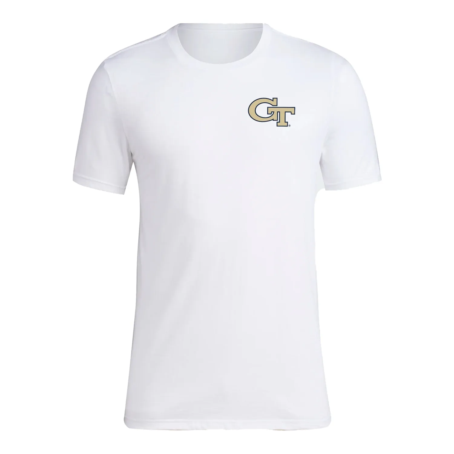 Georgia Tech Yellow Jackets Adidas House of Blanks White T-Shirt