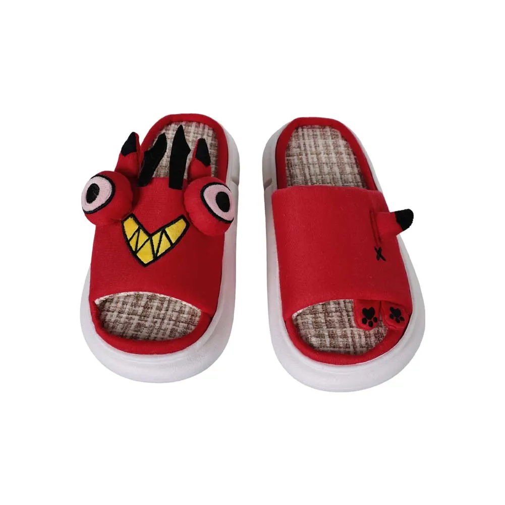 Hazbin Hotel Alastor Red Cosplay Slippers Shoes Halloween Costumes Accessory
