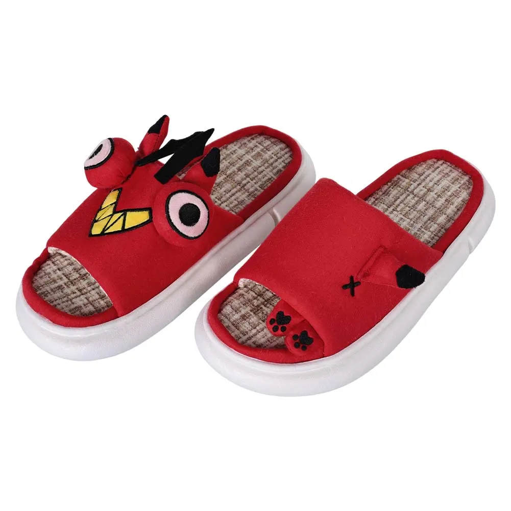 Hazbin Hotel Alastor Red Cosplay Slippers Shoes Halloween Costumes Accessory