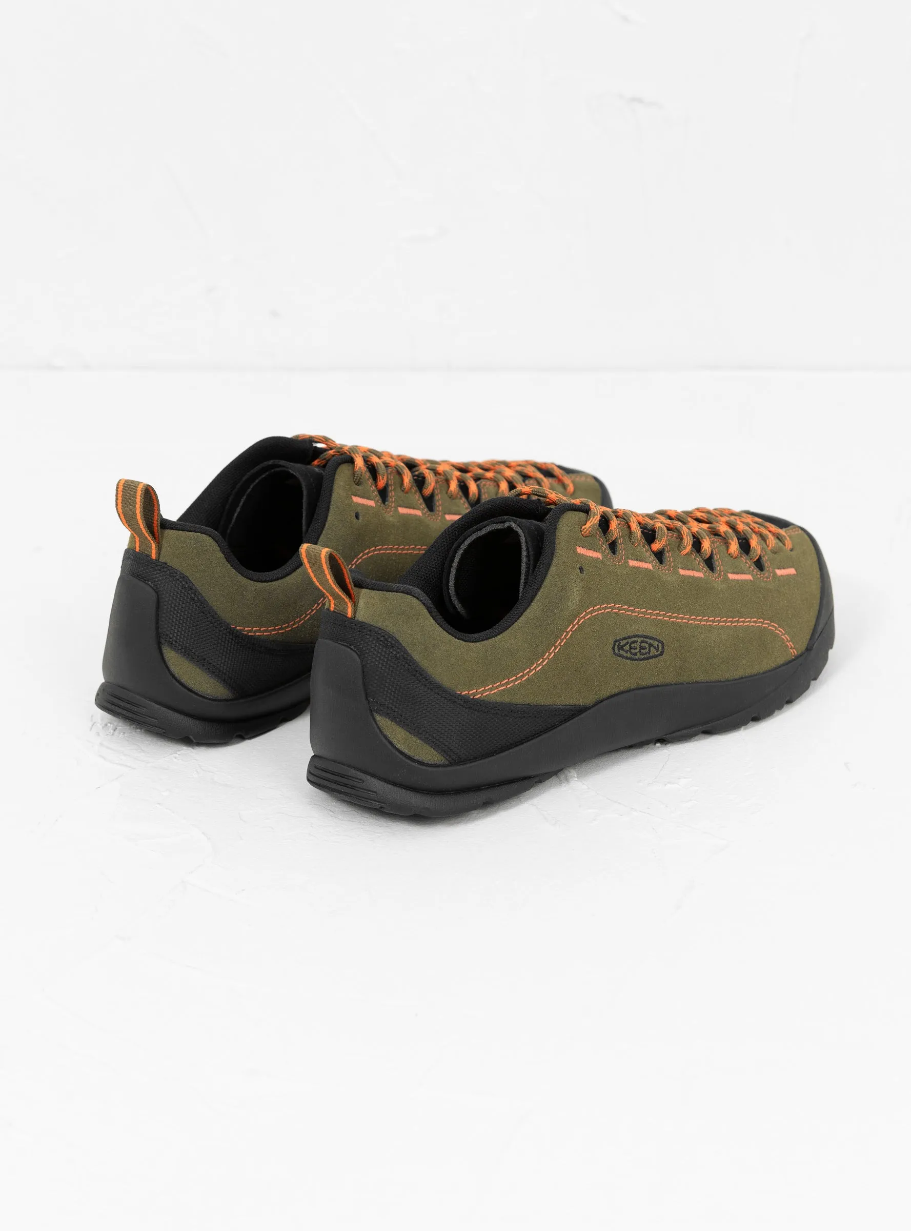 Jasper Dark Olive & Scarlet Ibis