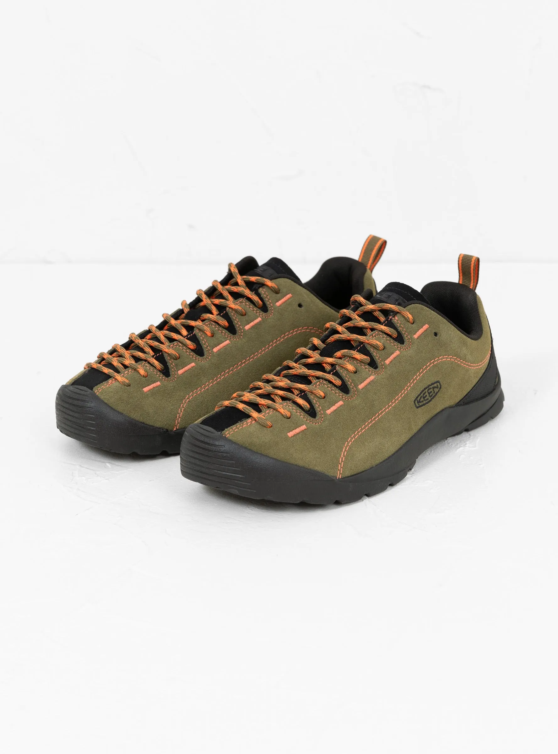 Jasper Dark Olive & Scarlet Ibis