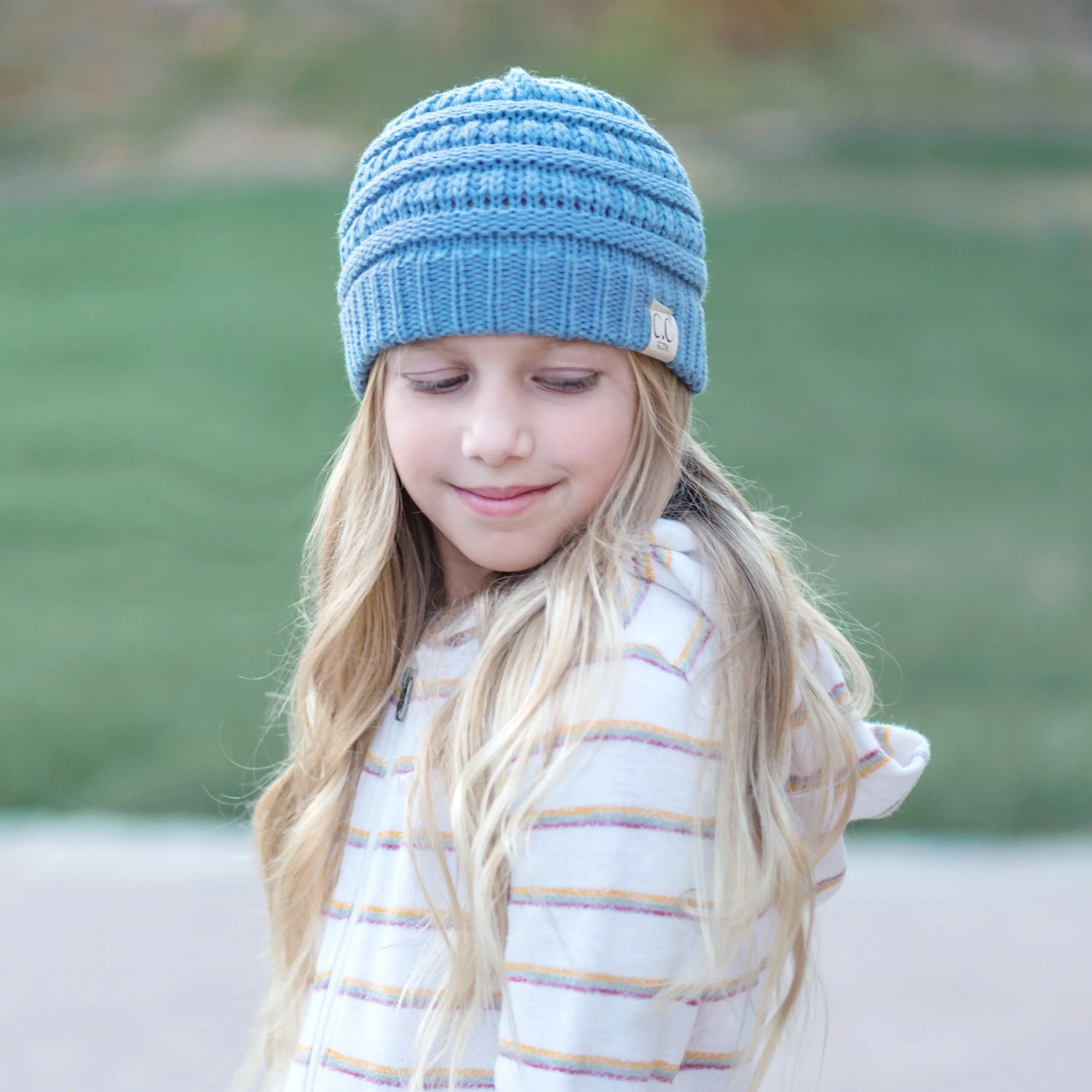 Kids CC Knit Beanies