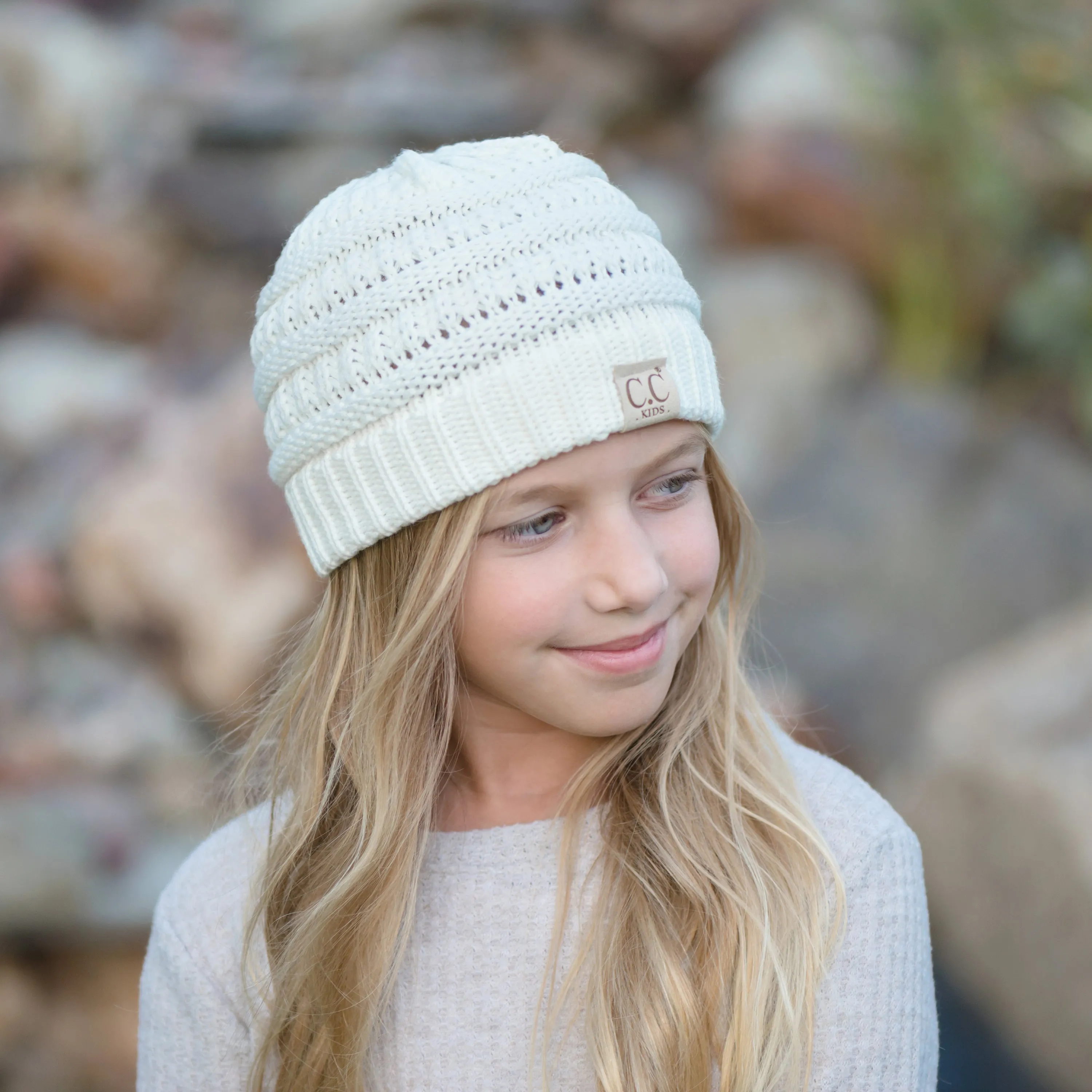 Kids CC Knit Beanies