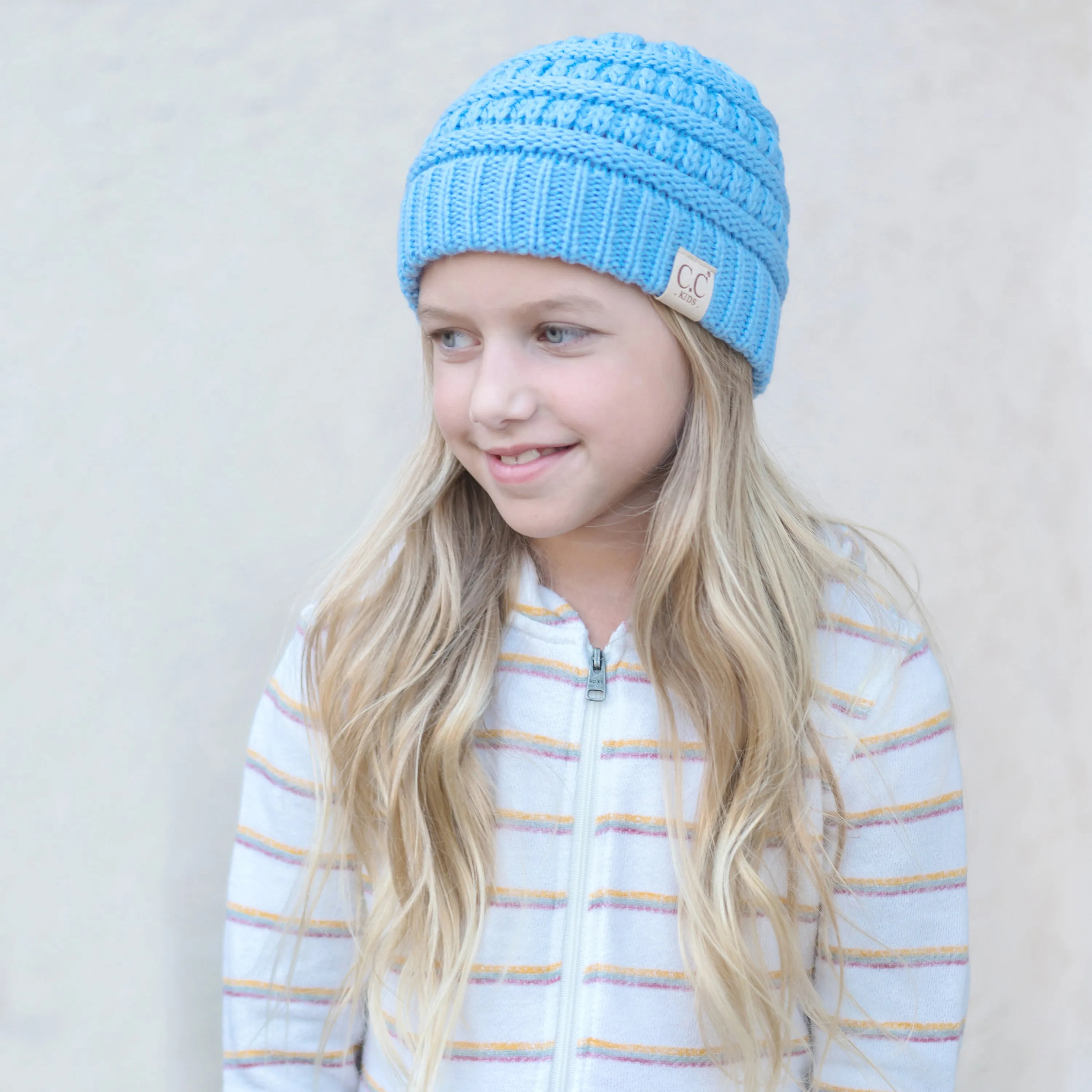 Kids CC Knit Beanies