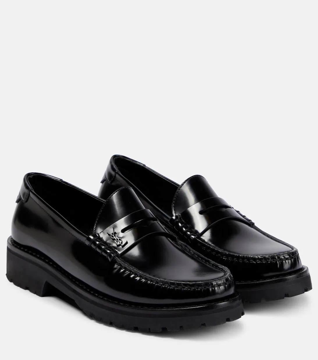Le Loafer Saint Laurent leather loafers, black