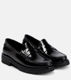 Le Loafer Saint Laurent leather loafers, black
