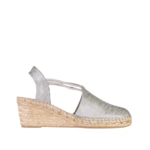 Metallic  Wedge Espadrille for Women - Turia