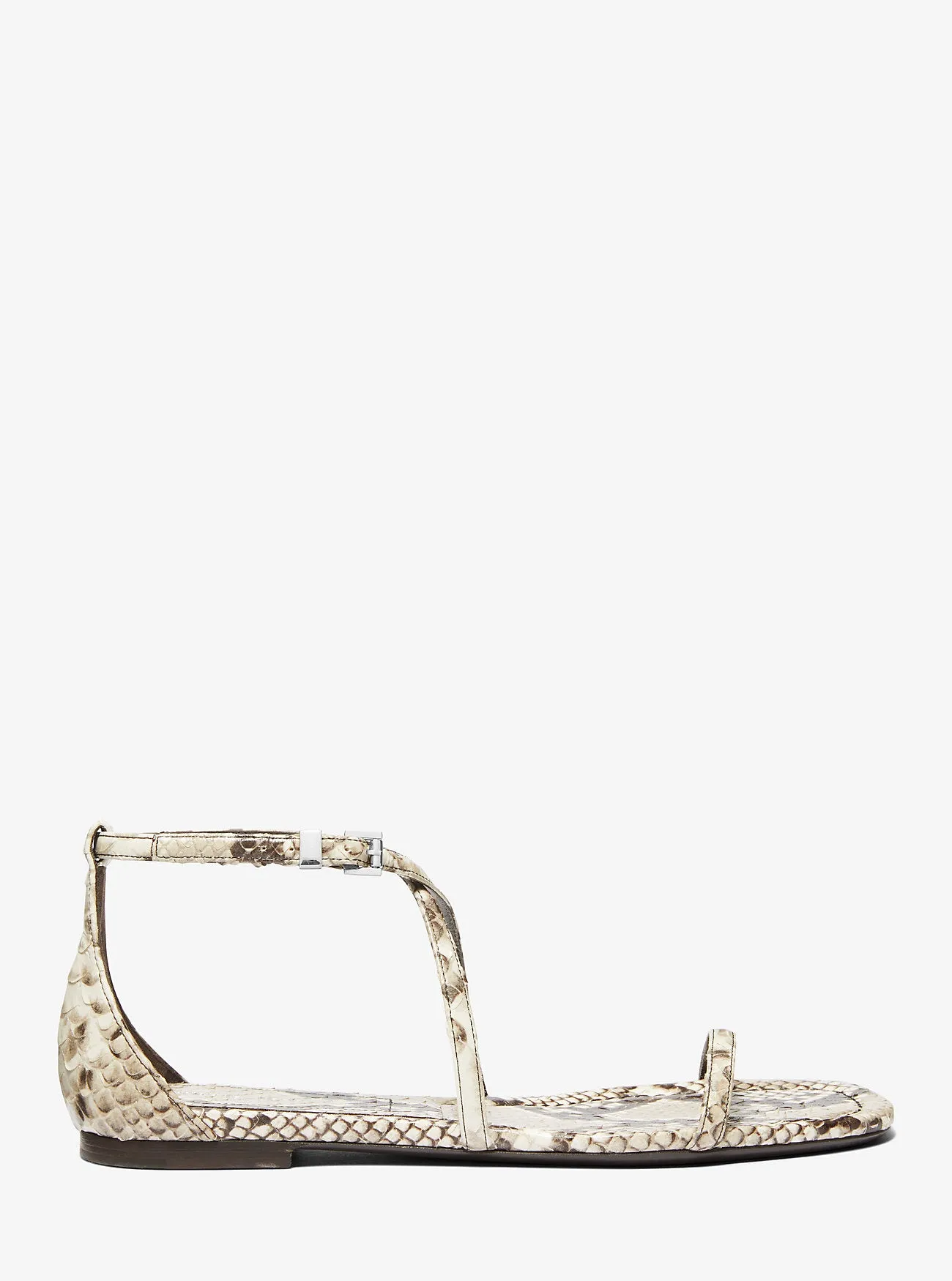 Michael Kors Polly Python Leather Sandals