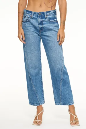 PISTOLA-BOBBIE STRAIGHT ANKLE MID RISE LOOSE STRAIGHT COASTLINE VINTAGE