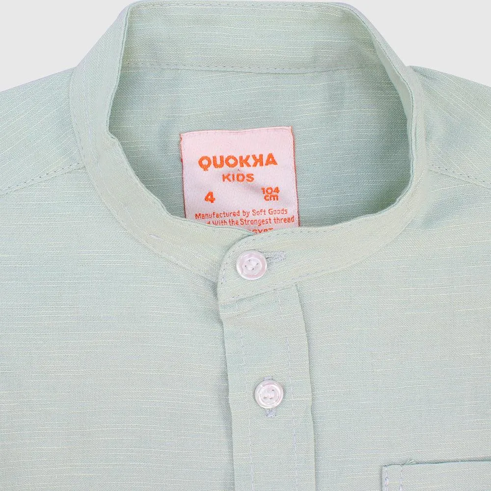 Plain Short-Sleeved Shirt