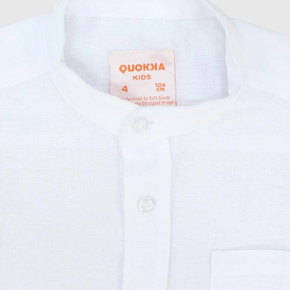 Plain Short-Sleeved Shirt
