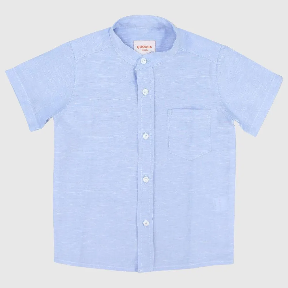 Plain Short-Sleeved Shirt