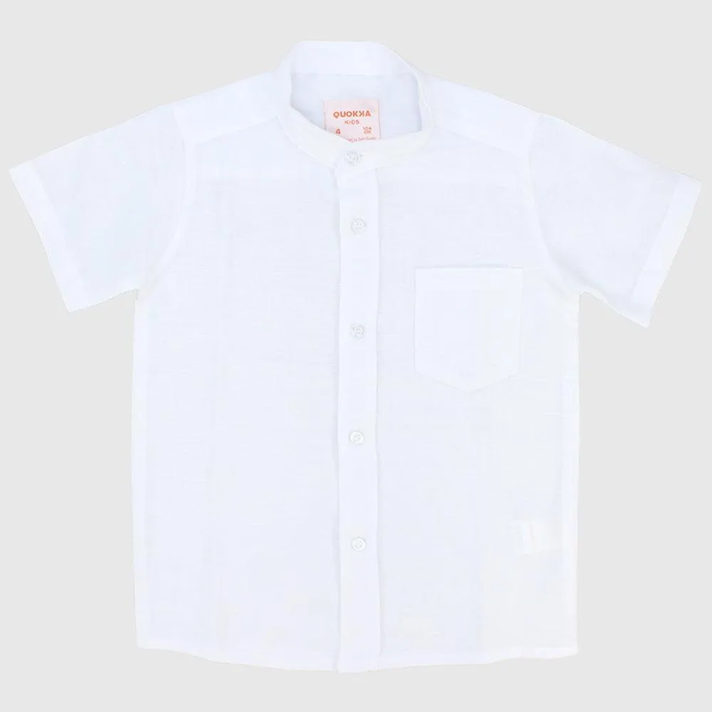 Plain Short-Sleeved Shirt