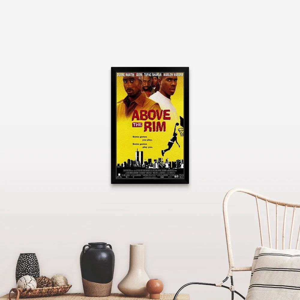 "Above the Rim (1994)" Black Framed Print