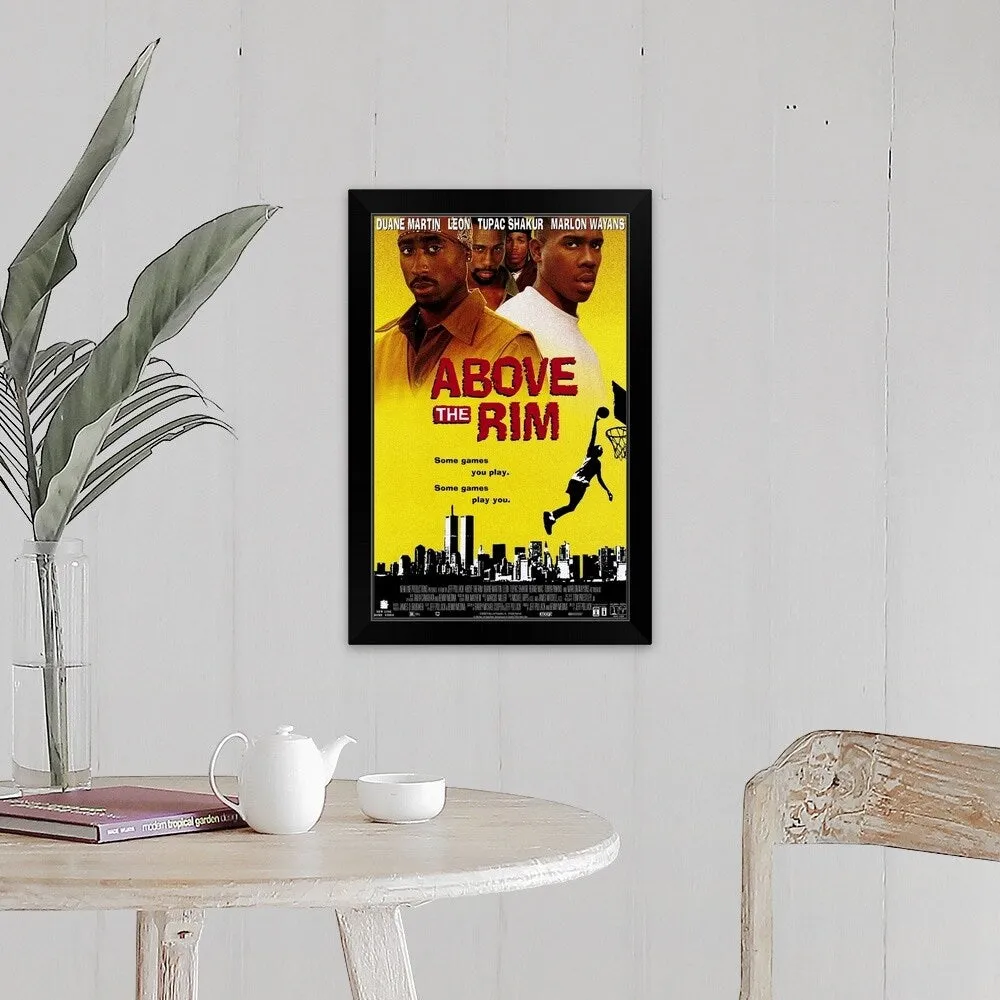 "Above the Rim (1994)" Black Framed Print