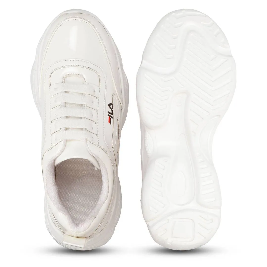 Solid Sports Shoes
