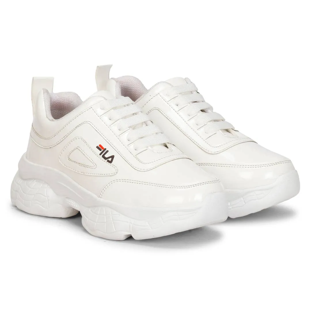 Solid Sports Shoes