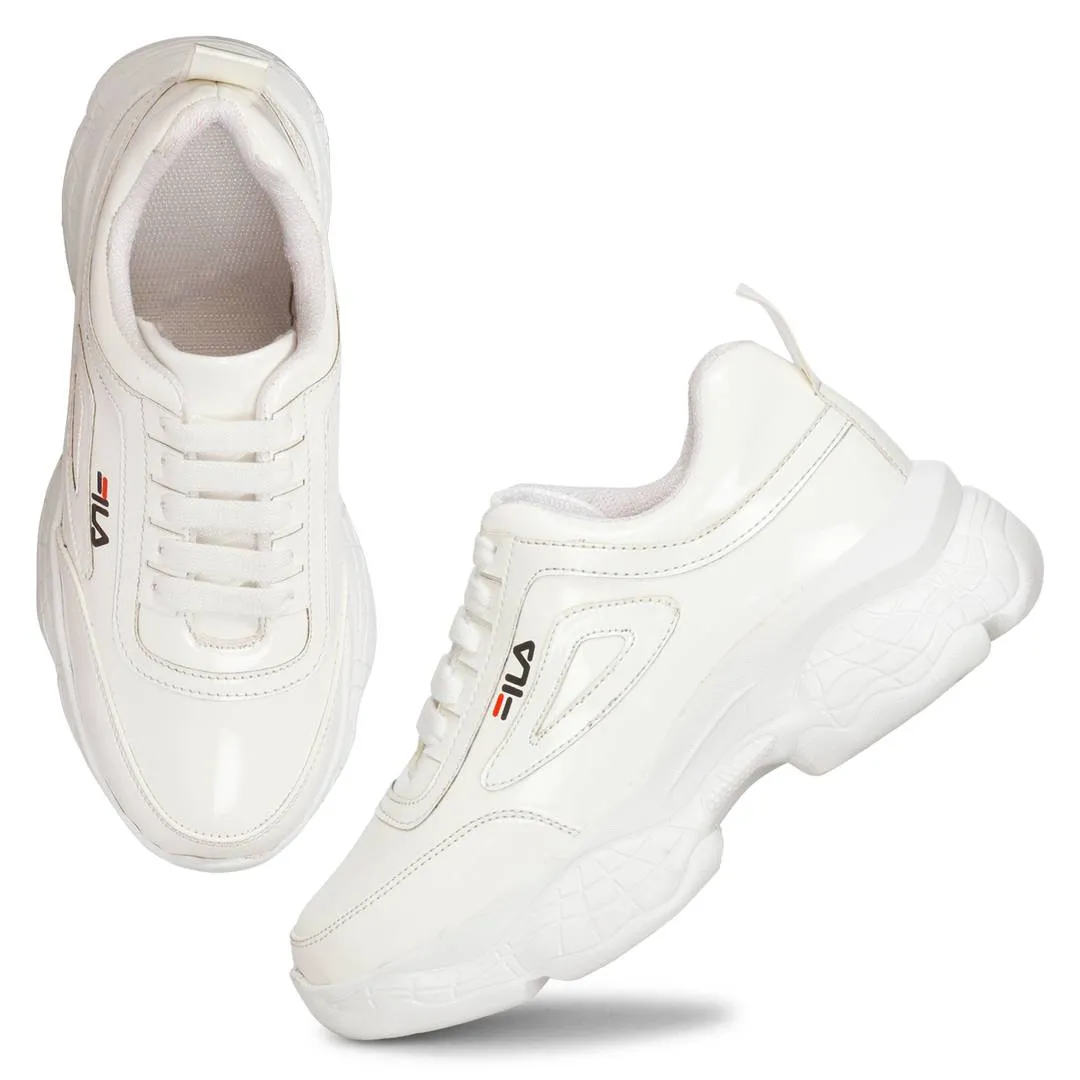 Solid Sports Shoes
