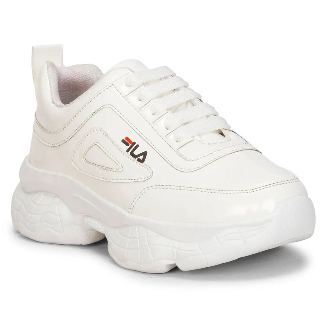 Solid Sports Shoes
