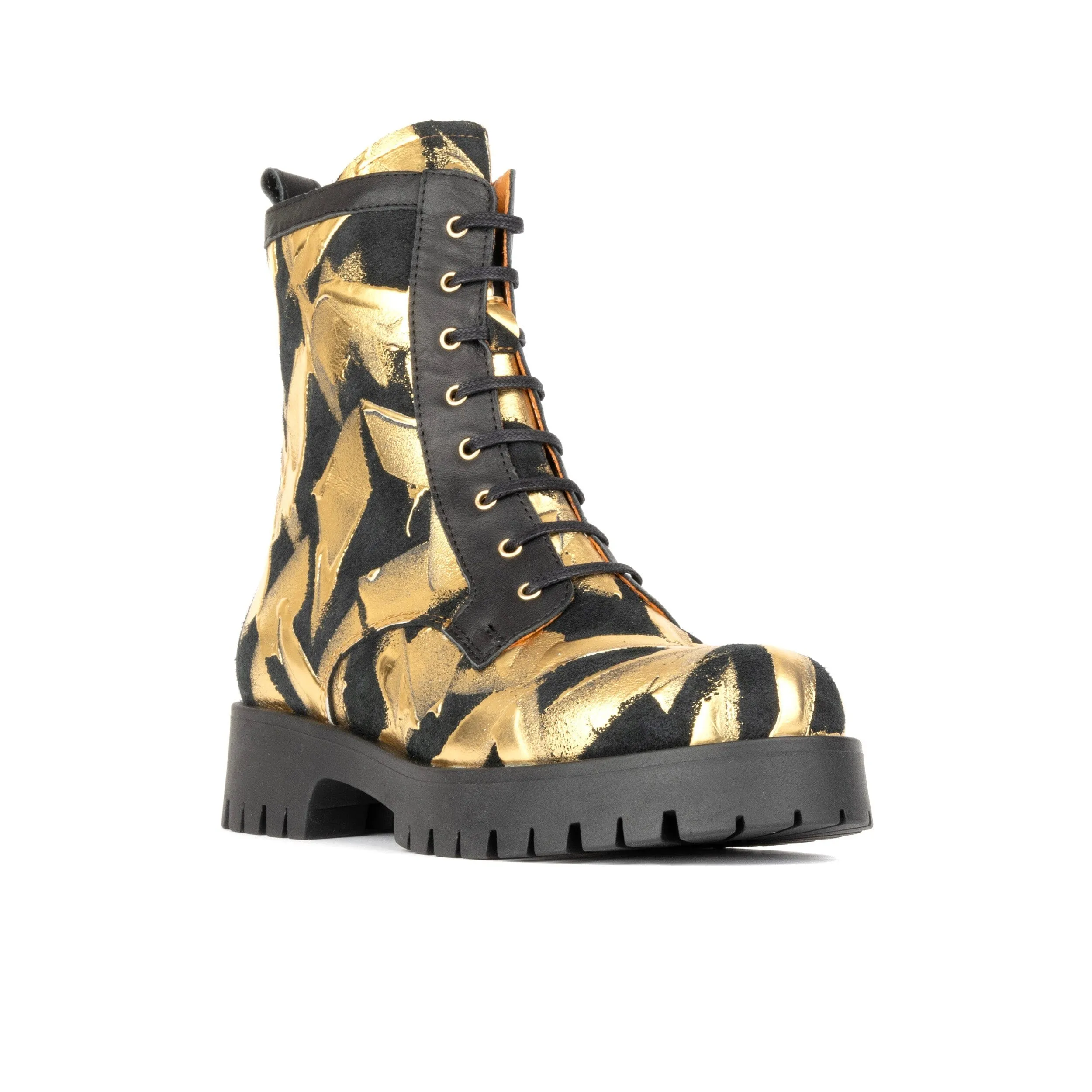 Traveller Platform Wool - Gold & Black