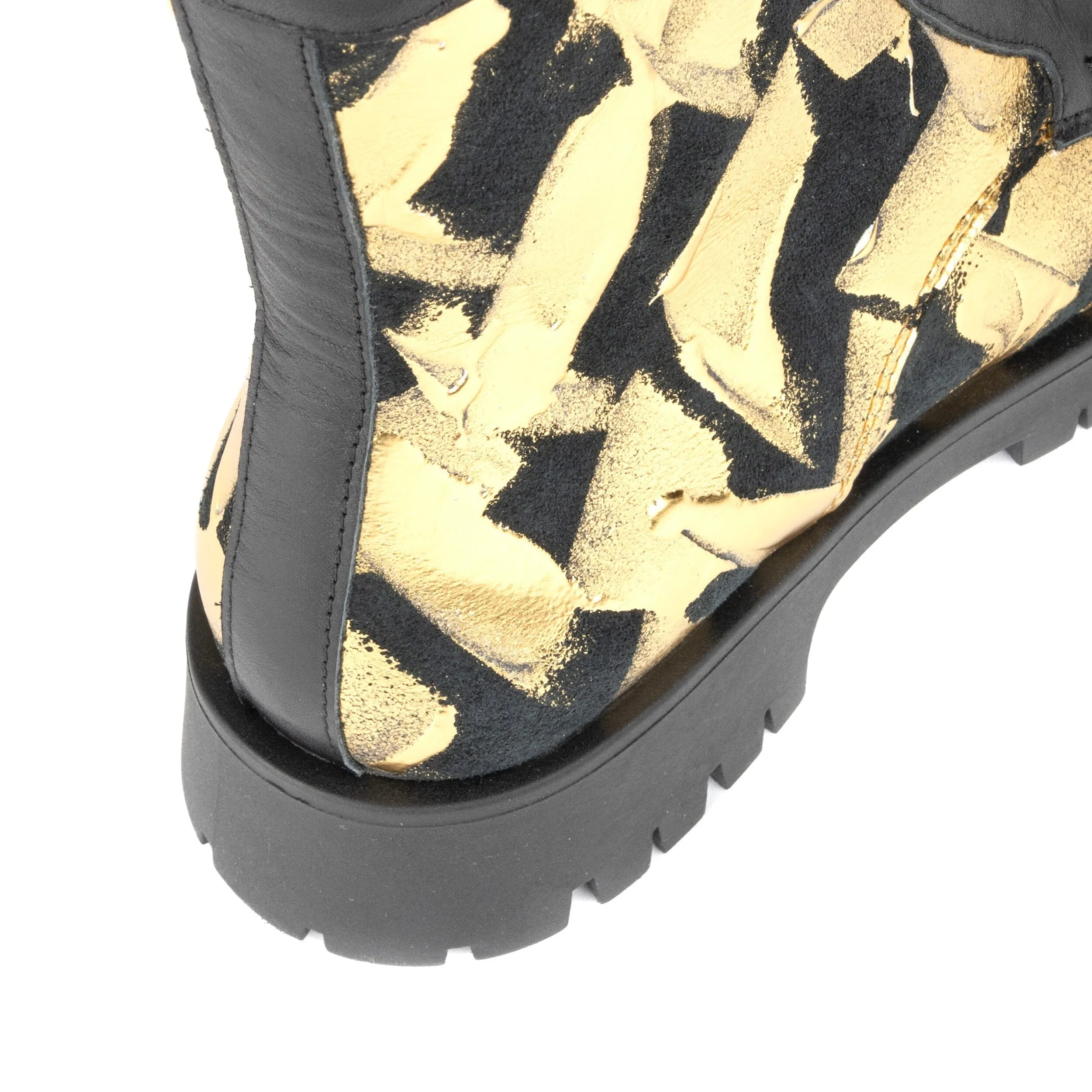 Traveller Platform Wool - Gold & Black
