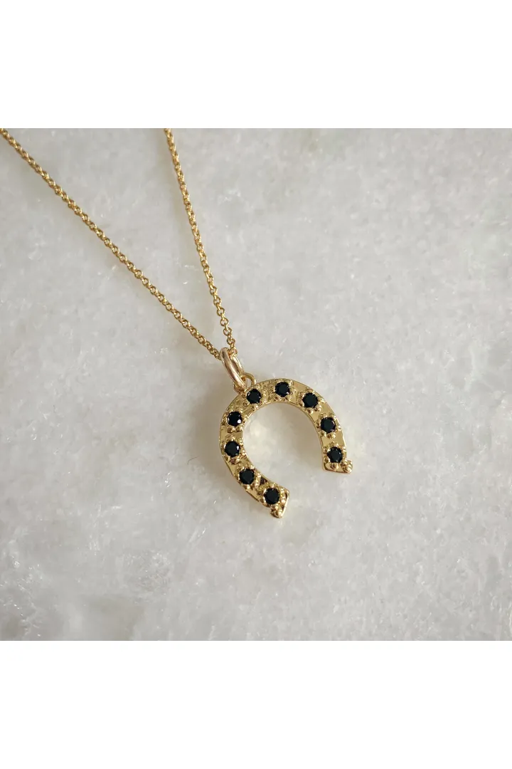Wisteria London Horseshoe Necklace