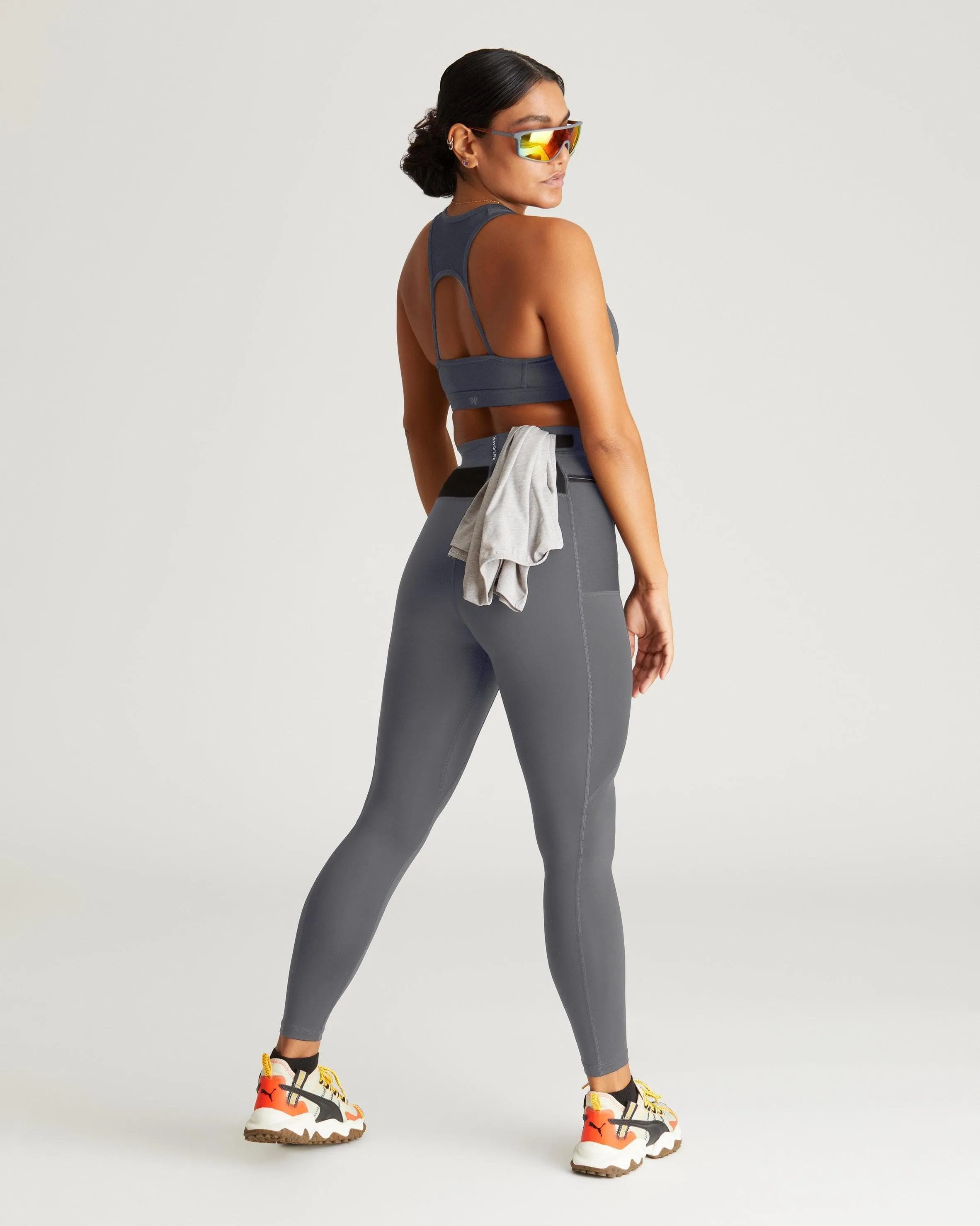 Women's Distance Full Tight in Hudson Grey
