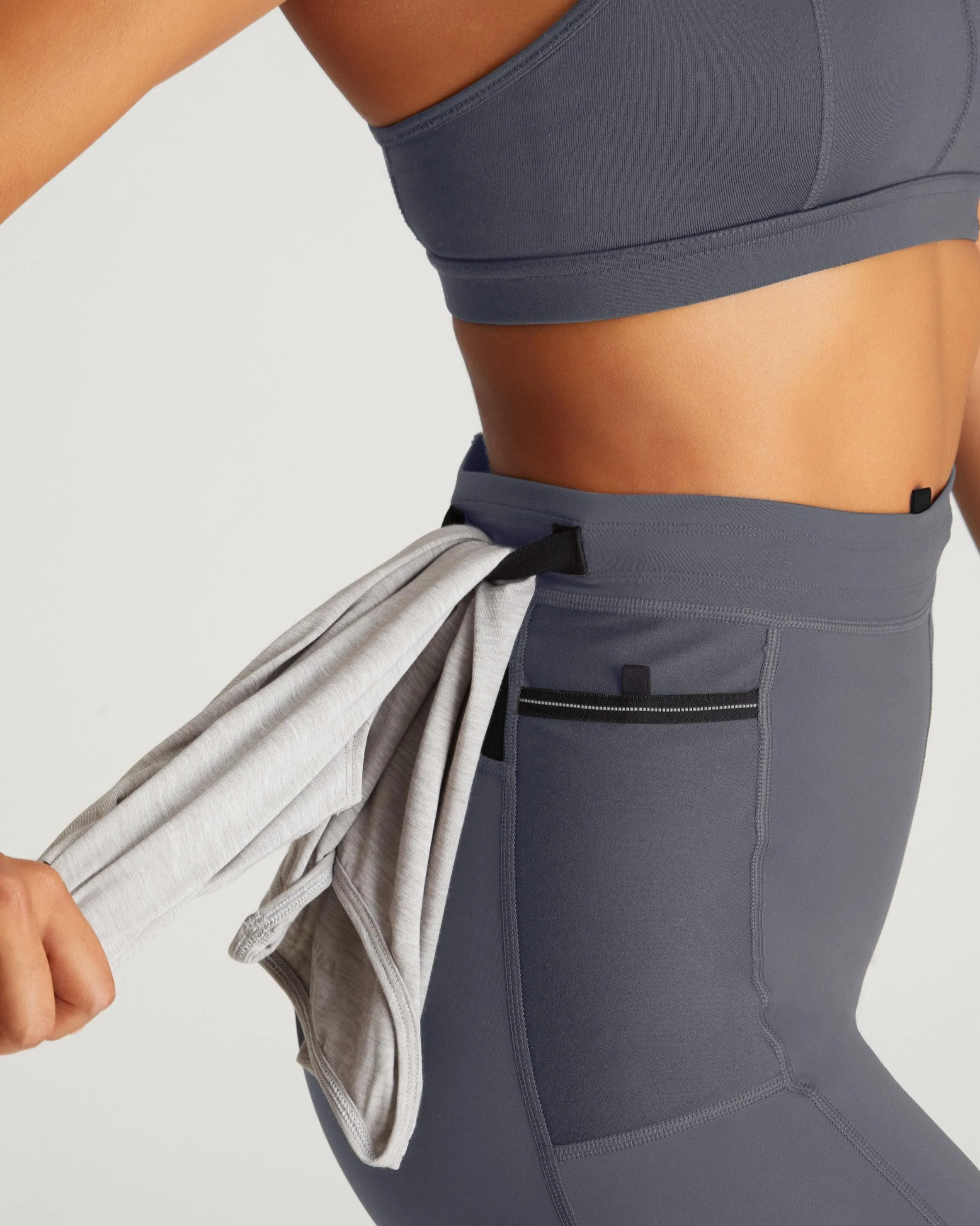 Women's Distance Full Tight in Hudson Grey