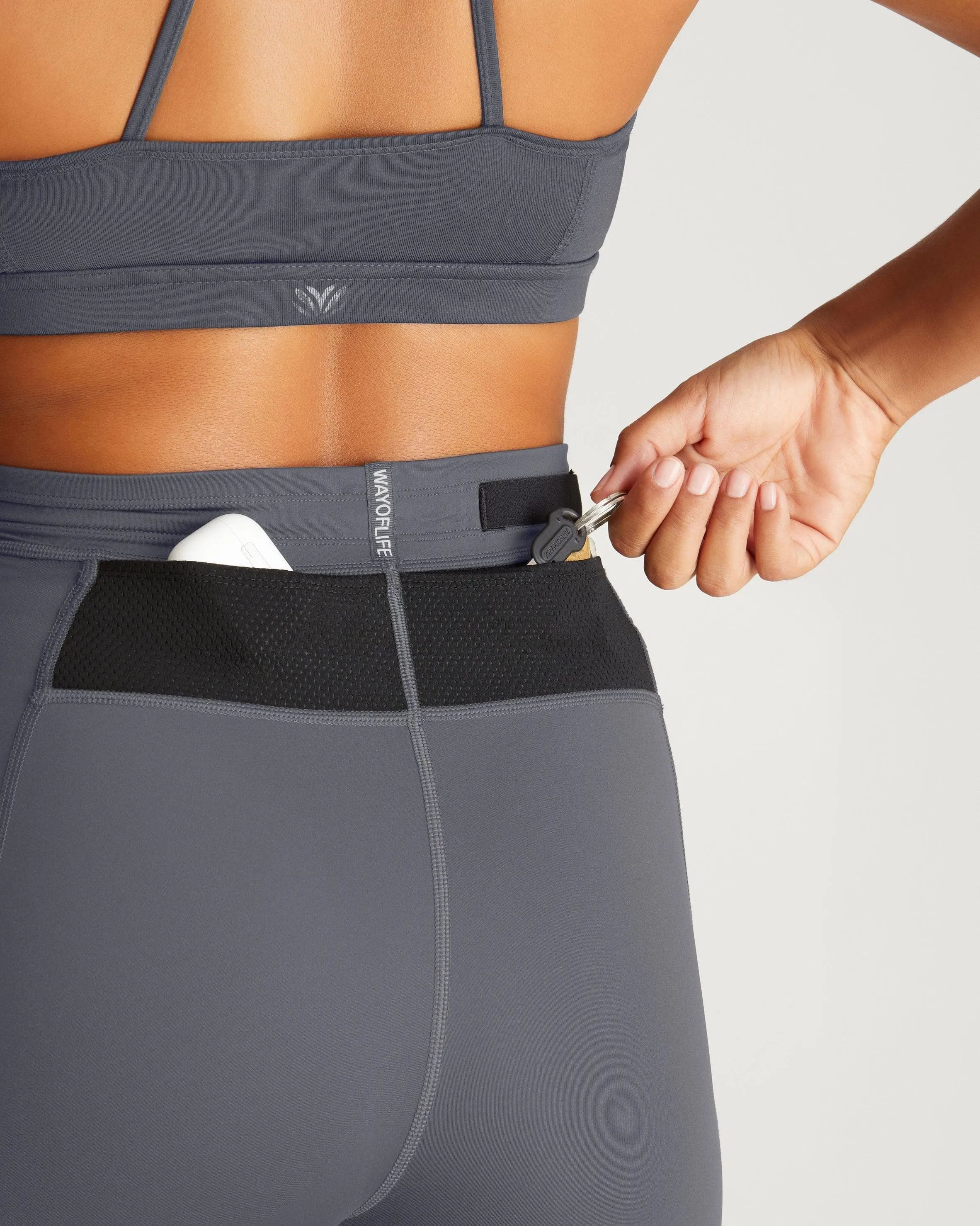 Women's Distance Full Tight in Hudson Grey