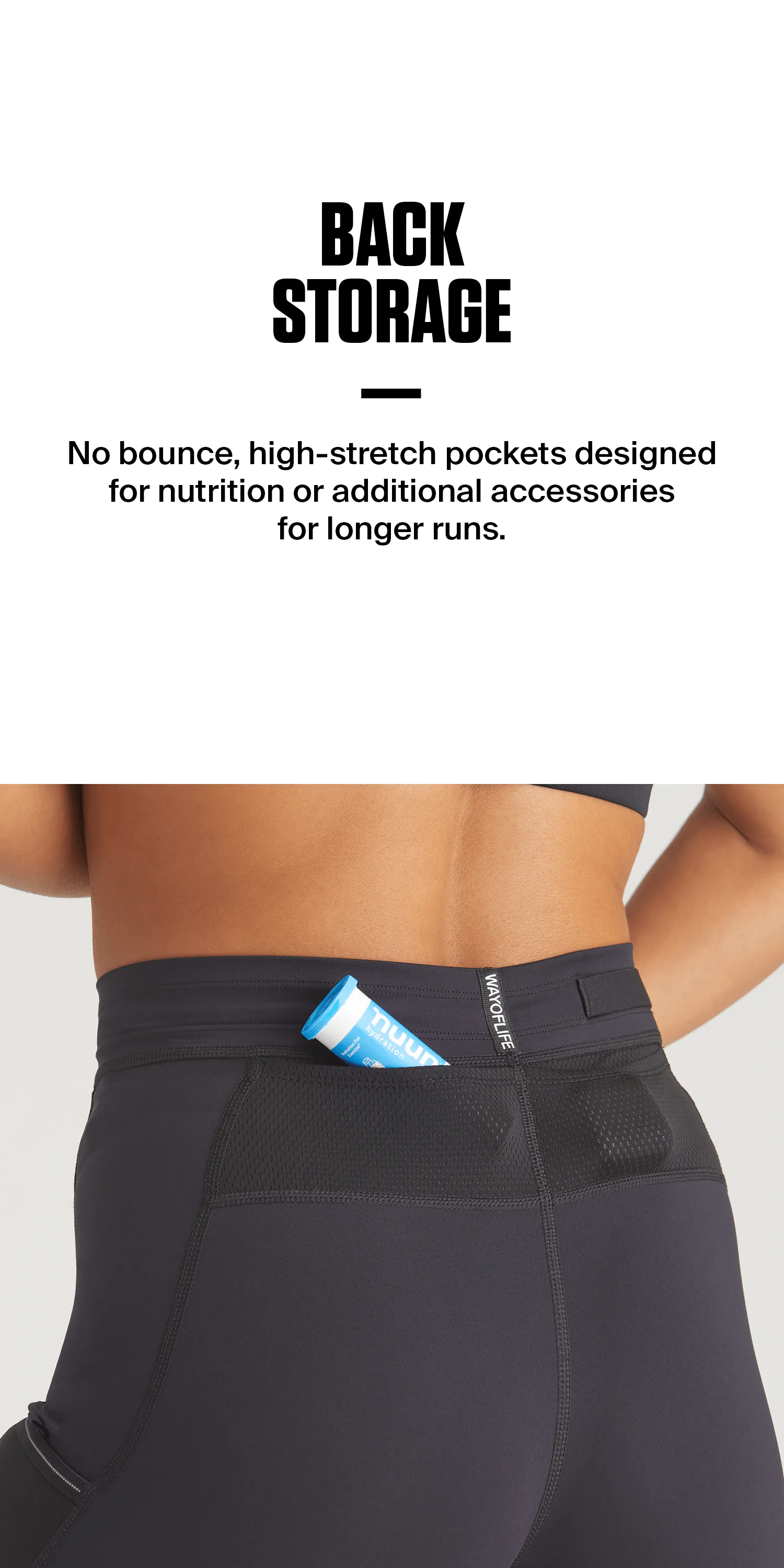 Women's Distance Full Tight in Hudson Grey