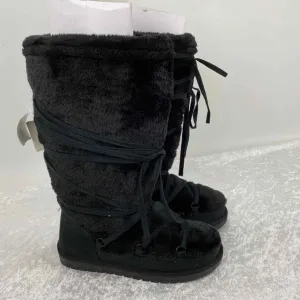 Worthington Women Size 7.5 Black NWT Faux Fur Knee Height Boots